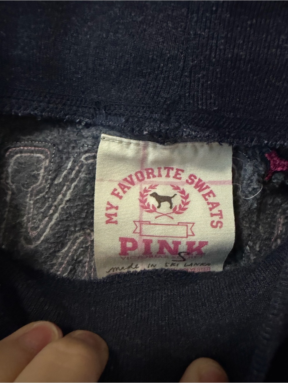 vintage victorias secret pink jogger sweatpants size small - Picture 2 of 3
